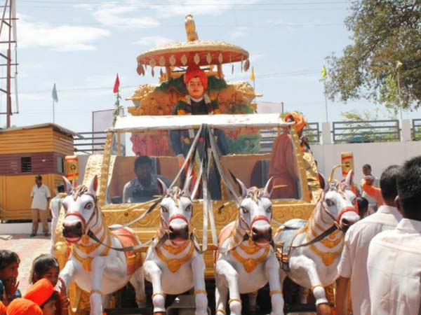 Swami Vivekananda rath yatra in Nellai Swami Vivekananda rath yatra in Nellai