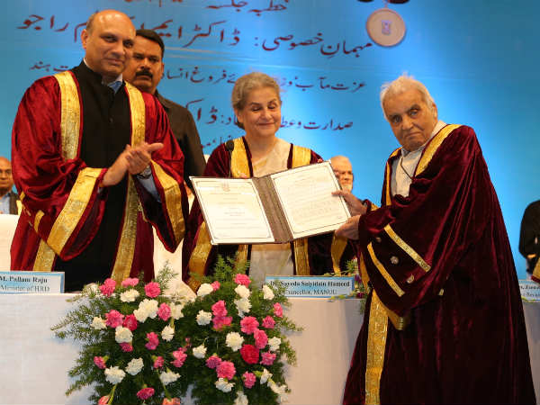 Aamir, Sachar receive honorary doctorate degree from MANUU Aamir, Sachar receive honorary doctorate degree from MANUU