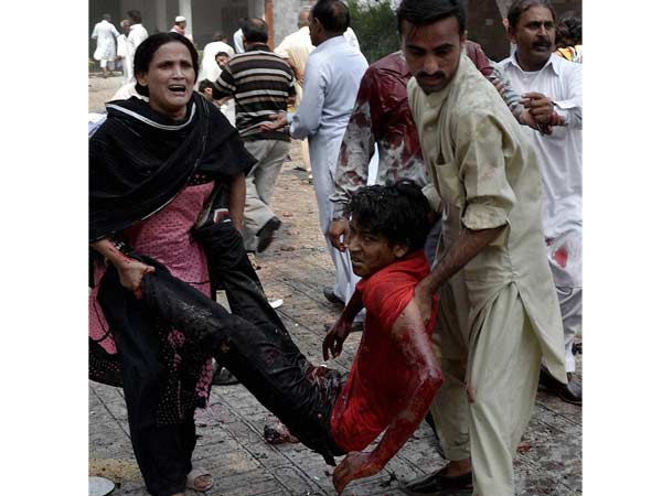 Twin blasts hit church in Peshawar; 45 killed, dozens injured Twin blasts hit church in Peshawar; 45 killed, dozens injured