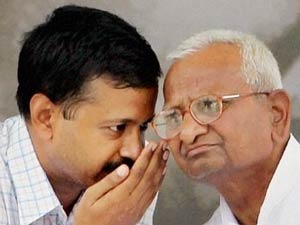 Anna hazare and Arvind kejriwal Anna hazare and Arvind kejriwal