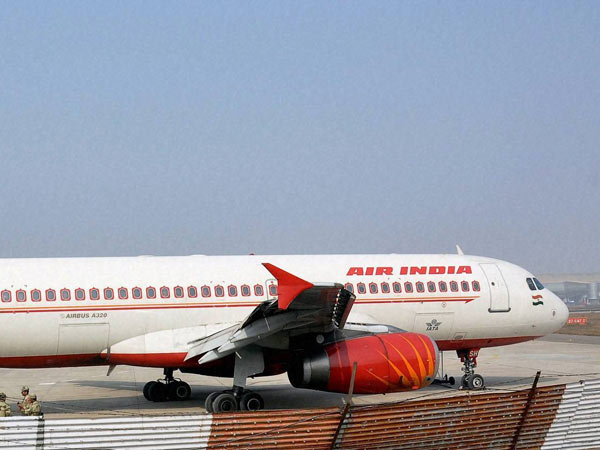Jaipur: Air India plane tyre bursts, left wing damaged Jaipur: Air India plane tyre bursts, left wing damaged