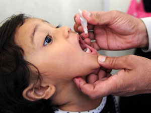 Polio drops put to children for another two days… Polio drops put to children for another two days…