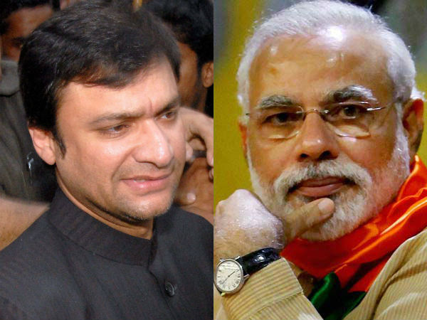 Owaisi Dares Modi to Contest from Hyderabad Owaisi Dares Modi to Contest from Hyderabad