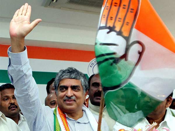 Nandan Nilekani joins Congress, to contest from BJP stronghold in Bangalore Nandan Nilekani joins Congress, to contest from BJP stronghold in Bangalore