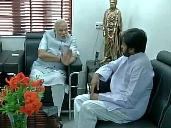Pawan kalyan met Narendra modi yesterday.... Pawan kalyan met Narendra modi yesterday....