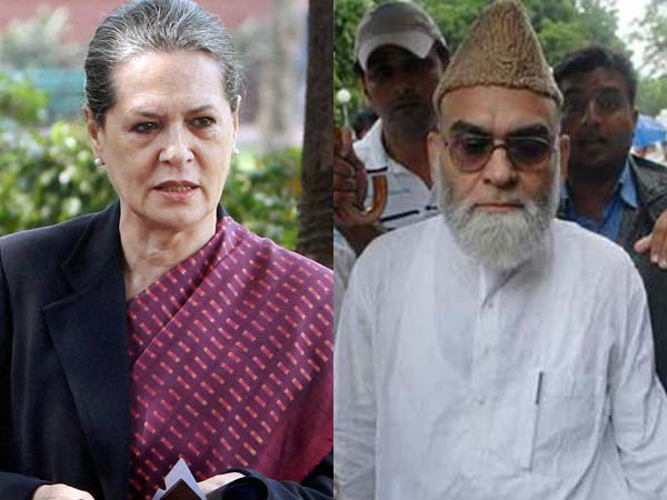 Sonia Gandhi meets Shahi Imam Bukhari, says secular votes should not split; BJP cries foul Sonia Gandhi meets Shahi Imam Bukhari, says secular votes should not split; BJP cries foul