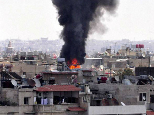 Syria attacked by poison bombs… Syria attacked by poison bombs…