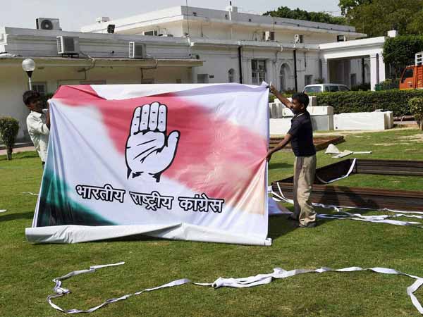 Rahul Gandhi is missing from the Congress posters Rahul Gandhi is missing from the Congress posters