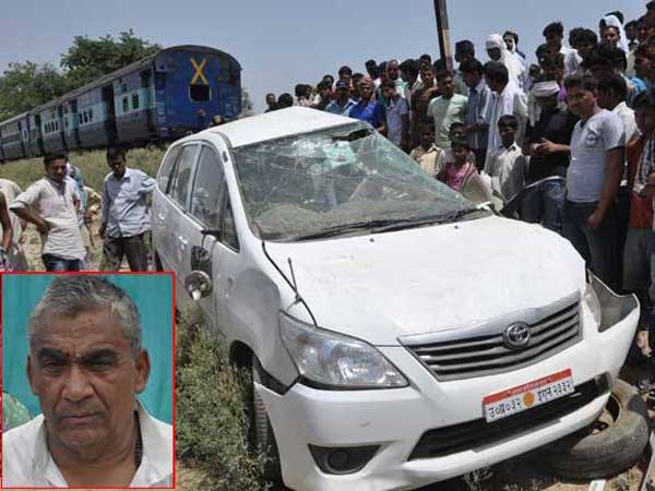 UP minister Satai Ram dies in accident at unmanned railway crossing UP minister Satai Ram dies in accident at unmanned railway crossing