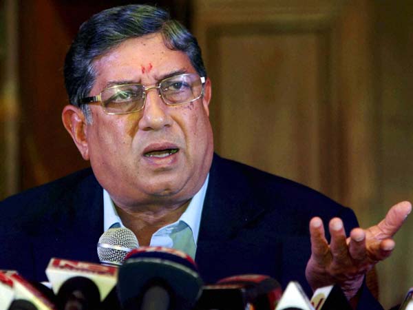 SC declines Srinivasan's reinstatement appeal SC declines Srinivasan's reinstatement appeal