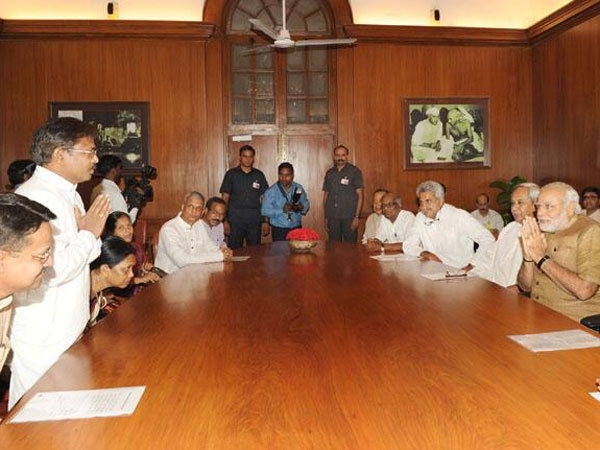 Odisha CM, BJD MPs meet PM Modi Odisha CM, BJD MPs meet PM Modi