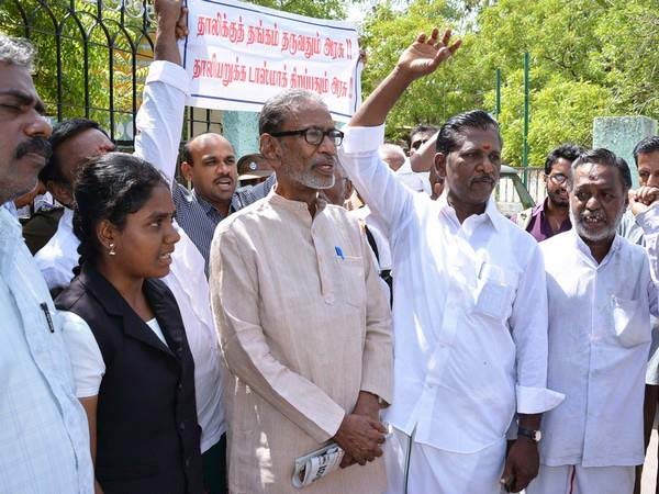 Pazha Nedumaran arrested in Madurai Pazha Nedumaran arrested in Madurai