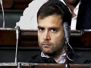 Rahul Gandhi takes front row seat in parliament Rahul Gandhi takes front row seat in parliament