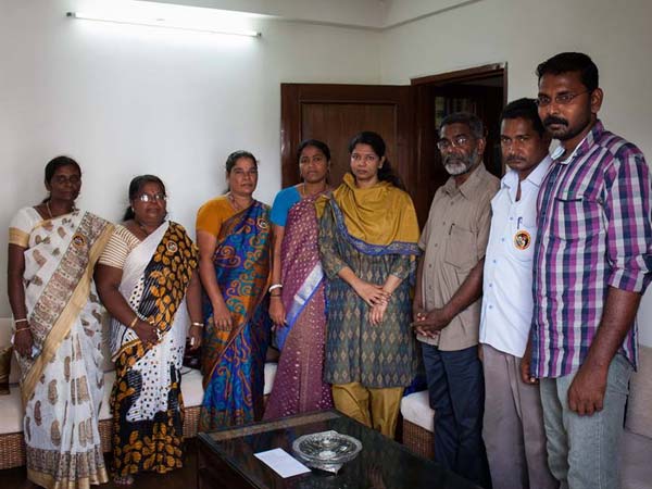 கனிமொழியுடன்