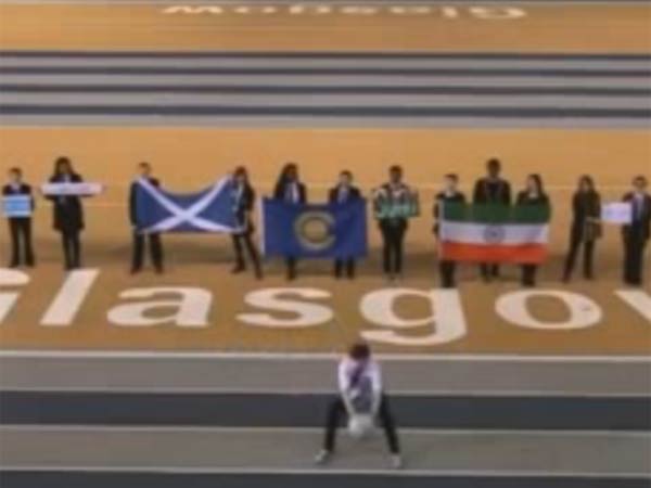 Indian Flag Upside Down in Commonwealth Games 2014 Official Song Video Indian Flag Upside Down in Commonwealth Games 2014 Official Song Video