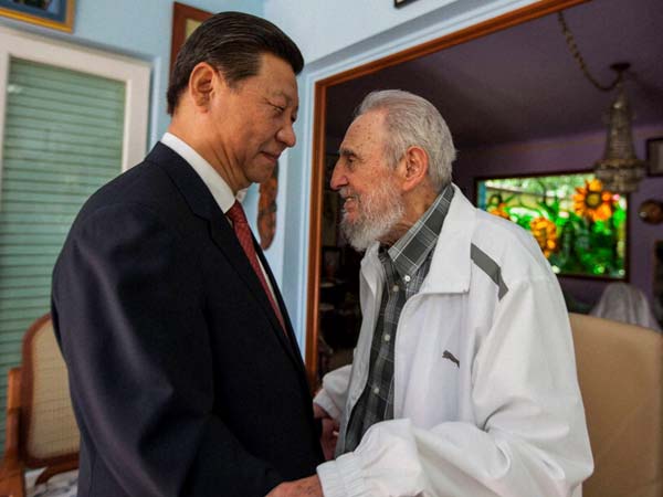 Xi visits Cuban revolutionary leader Fidel Castro Xi visits Cuban revolutionary leader Fidel Castro