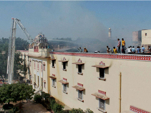 Huge Damage to Property in Fire at Jaipur City Palace Huge Damage to Property in Fire at Jaipur City Palace