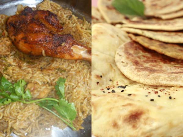 பிரியாணி, பரோட்டா
