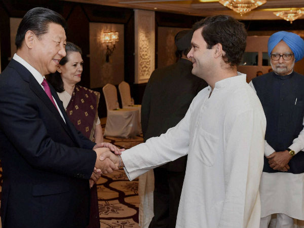 Chinese President Jinping meets Manmohan Singh, Sonia on 3rd day of his India tour Chinese President Jinping meets Manmohan Singh, Sonia on 3rd day of his India tour