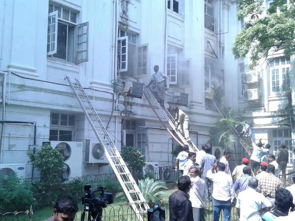 Fire accident in TN Secretariat Fire accident in TN Secretariat
