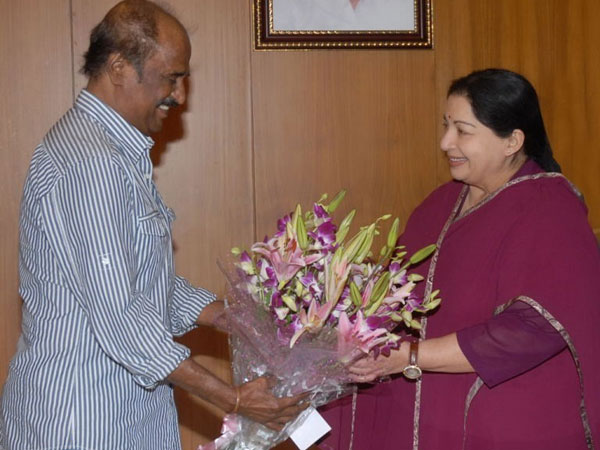 Jayalalitha is very happy to receive Rajinikanth's greetings Jayalalitha is very happy to receive Rajinikanth's greetings