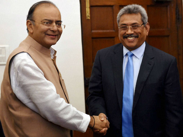 Gotabaya Rajapaksa Meets Defence Minister Arun Jaitley Gotabaya Rajapaksa Meets Defence Minister Arun Jaitley