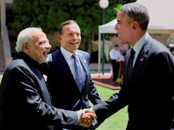 Modi meets Merkel, Saudi Crown Prince Modi meets Merkel, Saudi Crown Prince