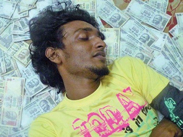 Thief sleeps on stolen cash Thief sleeps on stolen cash