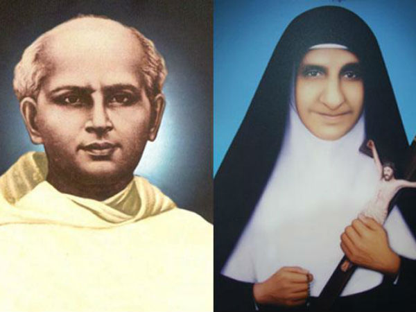 Pope Francis confers sainthood on two beatified candidates from Kerala at Vatican Pope Francis confers sainthood on two beatified candidates from Kerala at Vatican