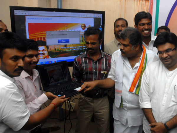 Vasan supporters launch new website Vasan supporters launch new website