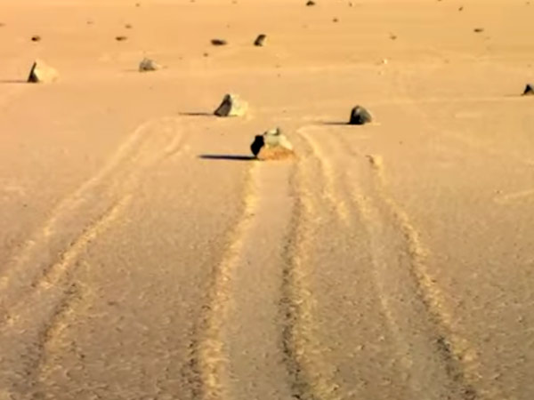 Rocks Are Moving Across Death Valley Rocks Are Moving Across Death Valley