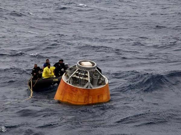 The Indian Coast Guard recovers the CARE module… The Indian Coast Guard recovers the CARE module…