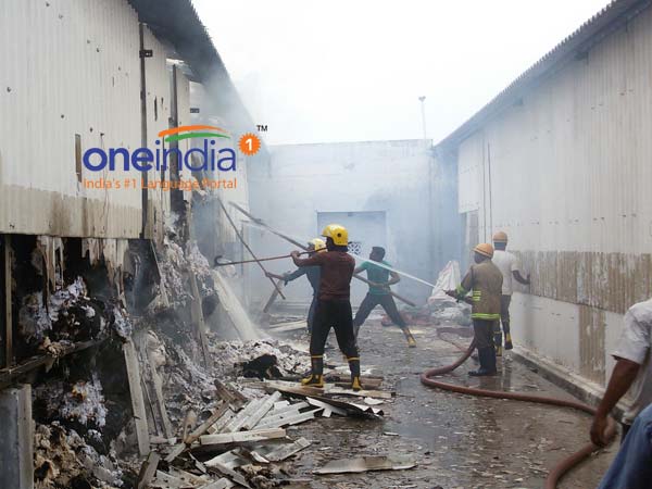 Major fire gutted cotton mill in Karur Major fire gutted cotton mill in Karur