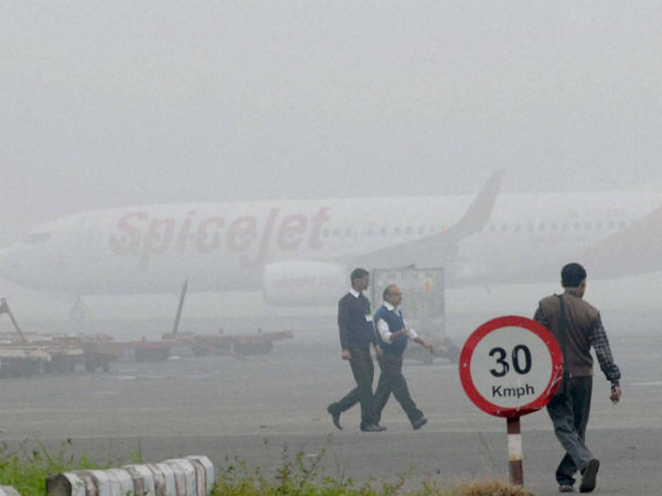 Flight services affected in Chennai due to fog Flight services affected in Chennai due to fog