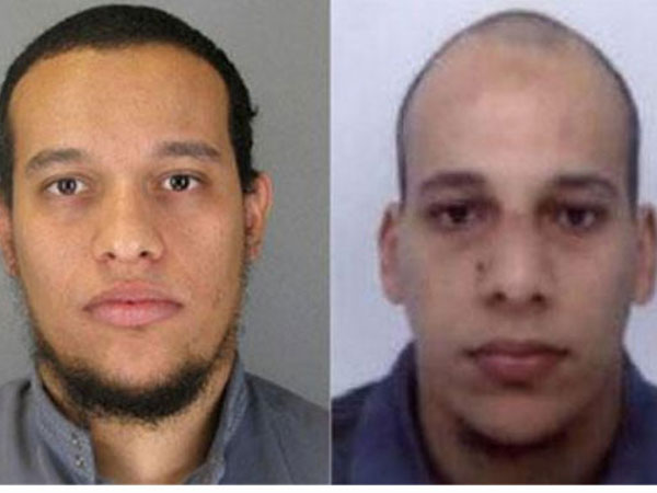 Charlie Hebdo hunt: Shots fired as police chase car Charlie Hebdo hunt: Shots fired as police chase car
