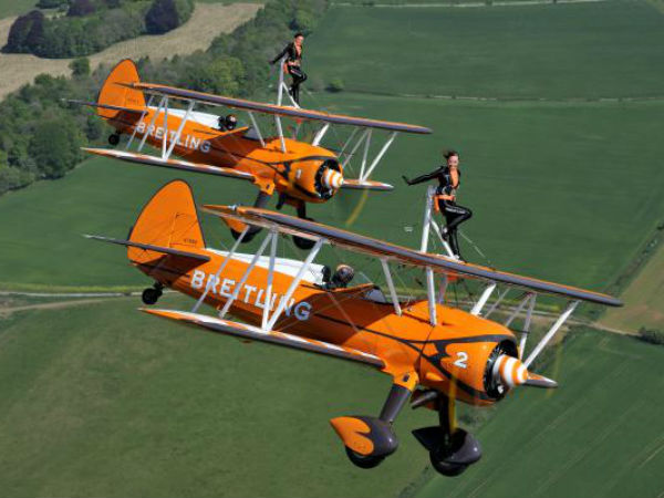 Meet the Breitling Wing Walkers.. Meet the Breitling Wing Walkers..