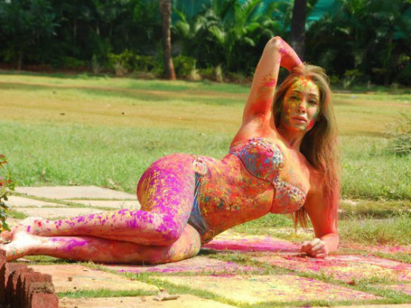 Sofia Hayat at hot Holi photoshoot Sofia Hayat at hot Holi photoshoot