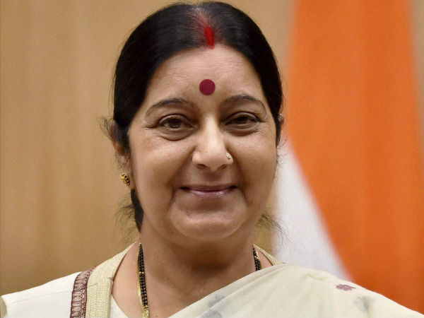 Sushma meets Tamil parties Sushma meets Tamil parties
