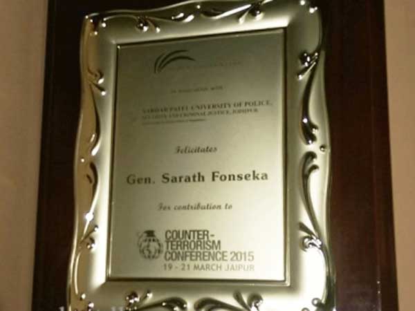 Sarath Fonseka becomes Field marshal Feature Sarath Fonseka becomes Field marshal Feature