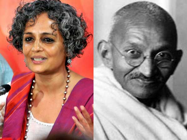 Arundhati Roy terms Mahatma Gandhi as corporate agent Arundhati Roy terms Mahatma Gandhi as corporate agent