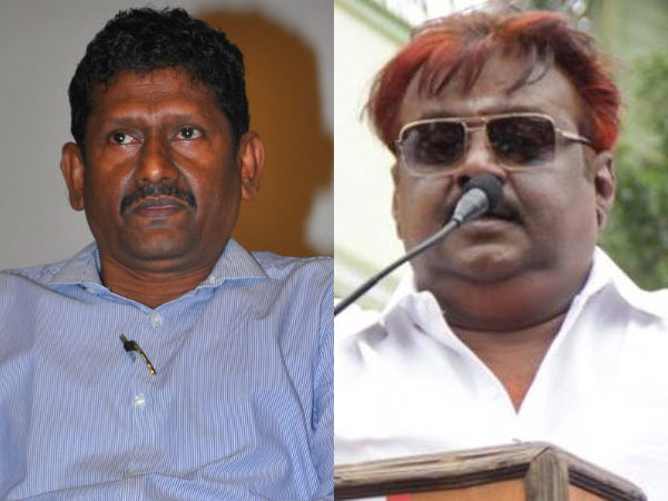 Vijayakanth condemns the threat to Sagayam Vijayakanth condemns the threat to Sagayam