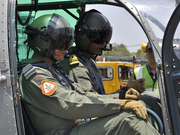 Father, son fly IAF Chetak together; cerate history for FIS Father, son fly IAF Chetak together; cerate history for FIS