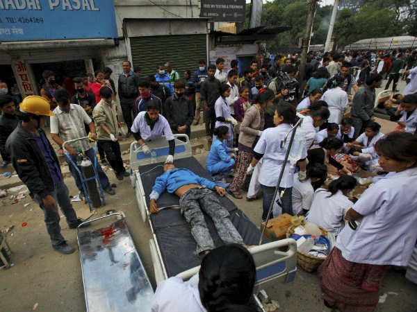 Nepal hospitals overflowing, rural towns cut off Nepal hospitals overflowing, rural towns cut off