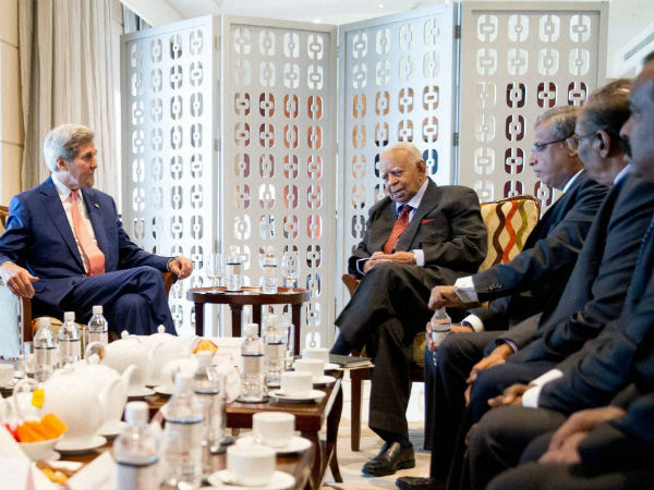 US Secretary of State John Kerry holds talks with Sri Lankan Tamils US Secretary of State John Kerry holds talks with Sri Lankan Tamils