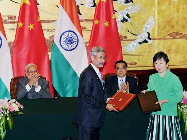 24 pact has been signed between india and china 24 pact has been signed between india and china