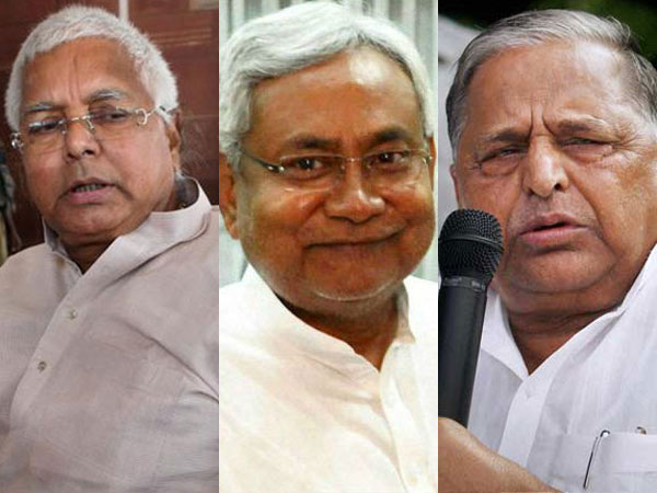 Mulayam says Nitish will lead anti-BJP alliance in Bihar, Lalu agrees Mulayam says Nitish will lead anti-BJP alliance in Bihar, Lalu agrees