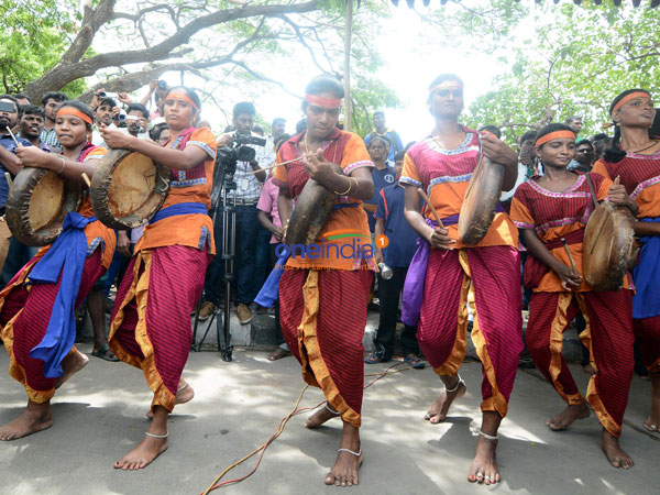 Writers and artists association protested in Chennai Writers and artists association protested in Chennai