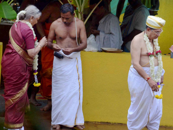 ICC president visits Kukke Subramanya ICC president visits Kukke Subramanya