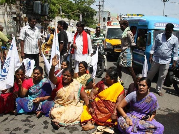 Puducherry police book 3 women for ransacking arrack shop Puducherry police book 3 women for ransacking arrack shop