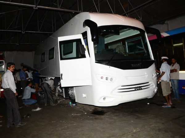KCR's Rs 5 crore luxury 'vanity' bus, all you need to know KCR's Rs 5 crore luxury 'vanity' bus, all you need to know